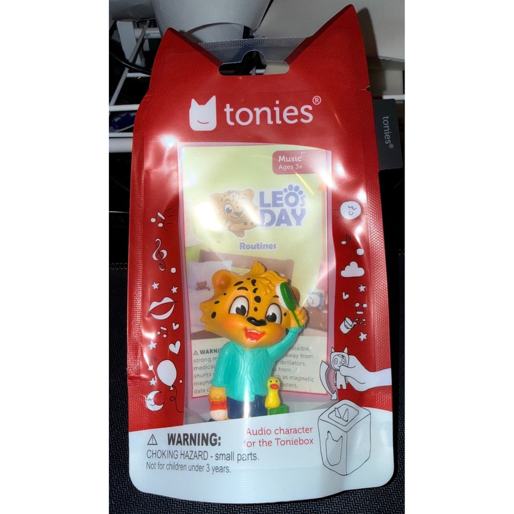Tonies Leo's Day Routines Audio Character‎ Kids OS Yellow New Leopard Music Toy